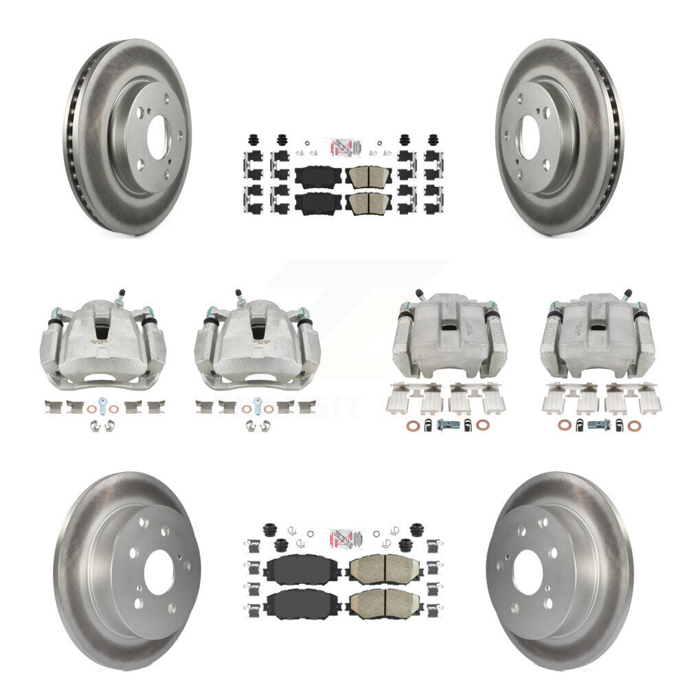 Transit Auto KCG-101600N Disc Brake Kit for 2013-2015 Toyota RAV4 - Front and Rear product image