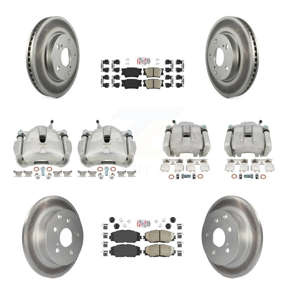 Transit Auto KCG-101607N Disc Brake Kit for 2013-2018 Toyota RAV4 - Front and Rear product image