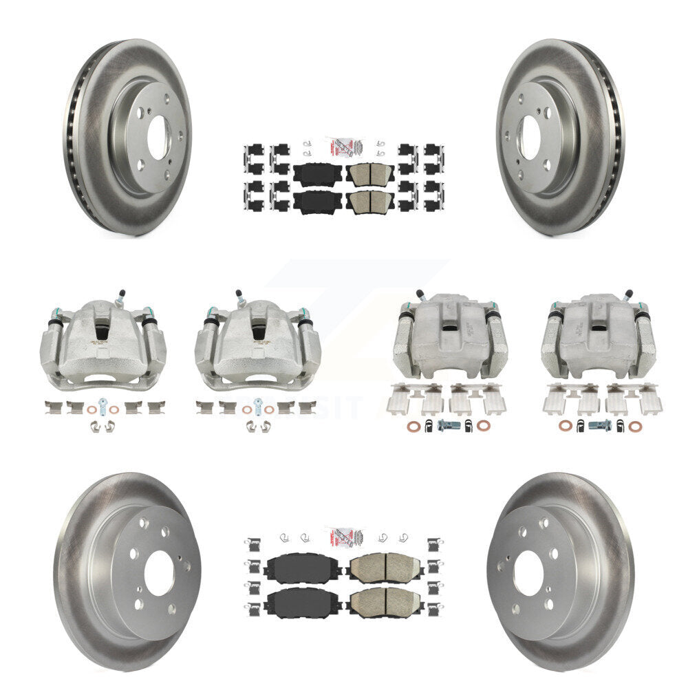 Transit Auto KCG-101609N Disc Brake Kit for 2013-2015 Toyota RAV4 - Front and Rear product image
