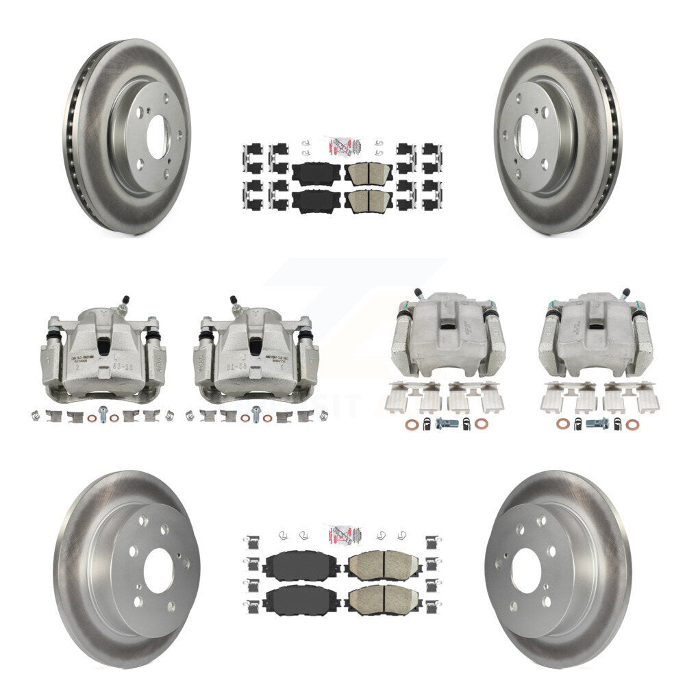 Transit Auto KCG-101611N Disc Brake Kit for 2013-2018 Toyota RAV4 - Front and Rear product image