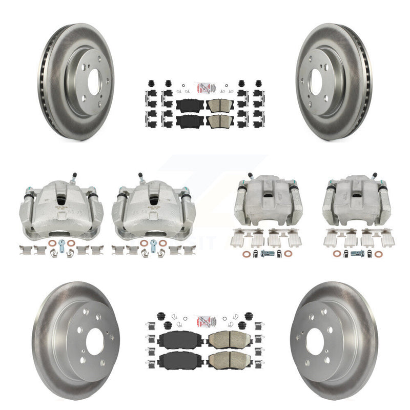 Transit Auto KCG-101613N Disc Brake Kit for 2014-2015 Toyota RAV4 - Front and Rear product image