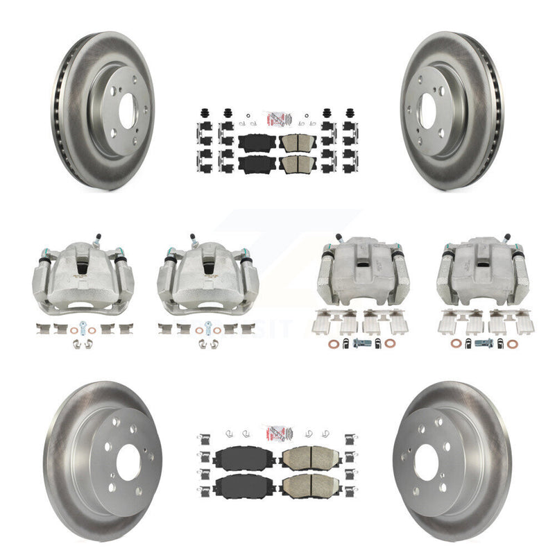 Transit Auto KCG-101614N Disc Brake Kit for 2014-2015 Toyota RAV4 - Front and Rear product image