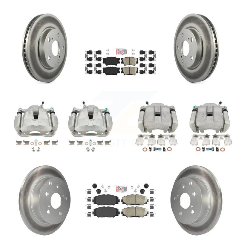 Transit Auto KCG-101616N Disc Brake Kit for 2014-2015 Toyota RAV4 - Front and Rear product image