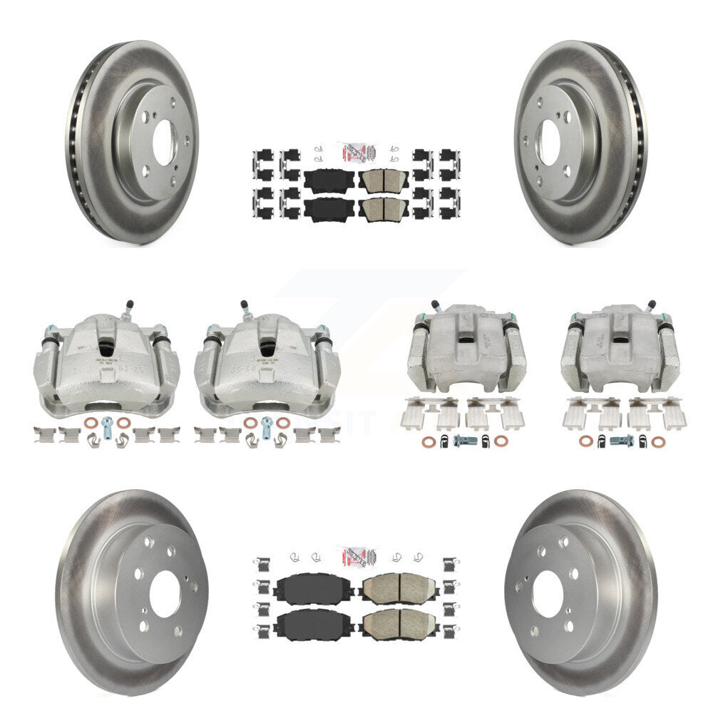 Transit Auto KCG-101619N Disc Brake Kit for 2014-2015 Toyota RAV4 - Front and Rear product image