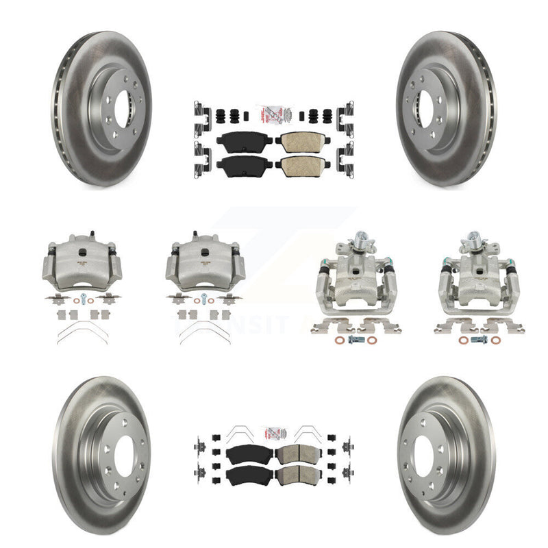 Transit Auto KCG-101620N Disc Brake Kit for 2006-2013 Mazda 6, Lincoln MKZ, Ford Fusion & more - Front and Rear product image