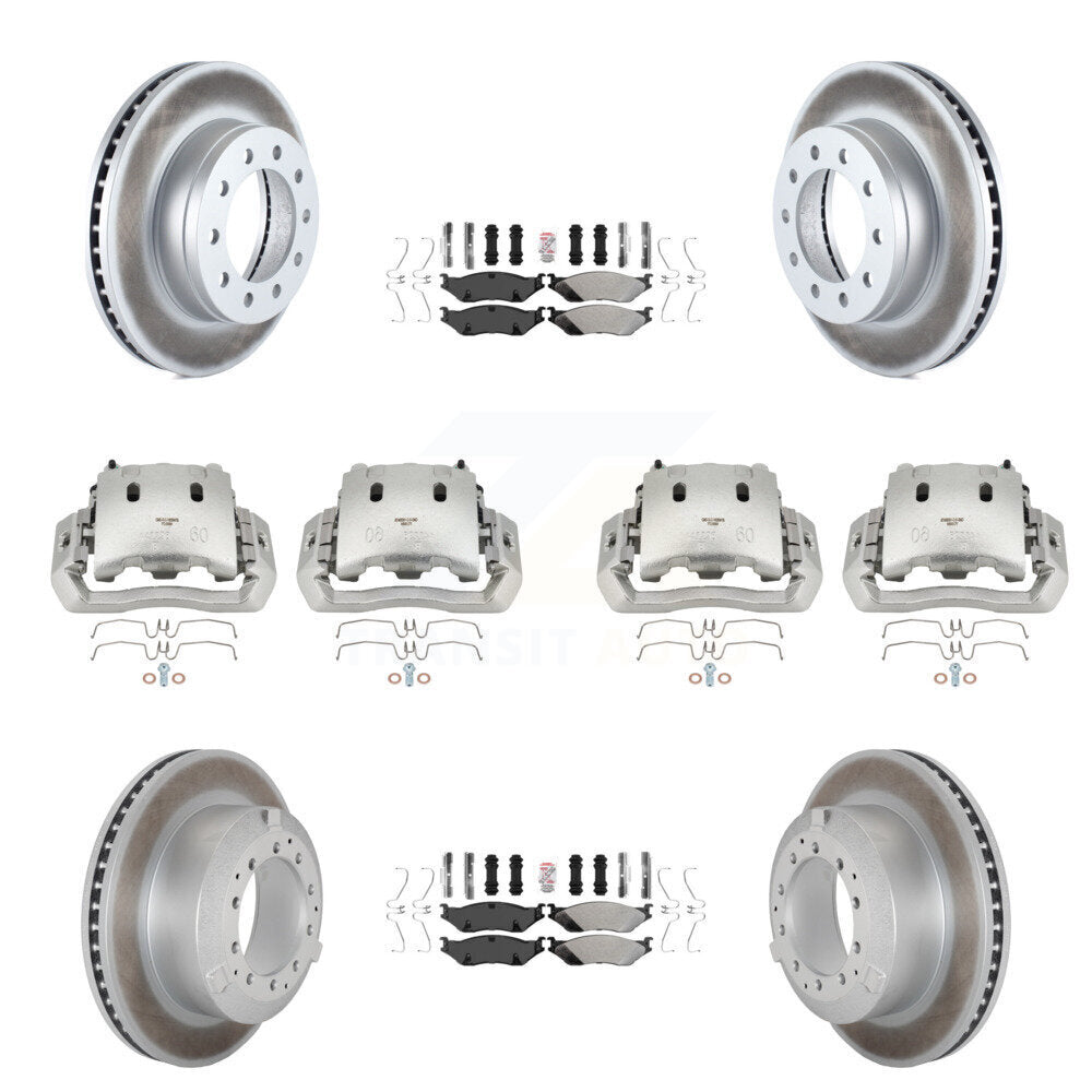 Transit Auto KCG-101624N Disc Brake Kit for 2005-2016 Ford F-450 Super Duty, International CF500, International CF600 & more - Front and Rear product image
