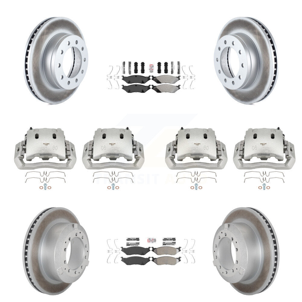 Transit Auto KCG-101625N Disc Brake Kit for 2005-2016 Ford F-450 Super Duty, International CF500, International CF600 & more - Front and Rear product image