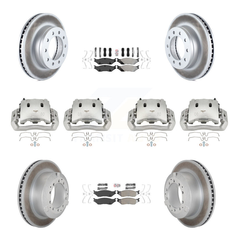Transit Auto KCG-101625N Disc Brake Kit for 2005-2016 Ford F-450 Super Duty, International CF500, International CF600 & more - Front and Rear product image