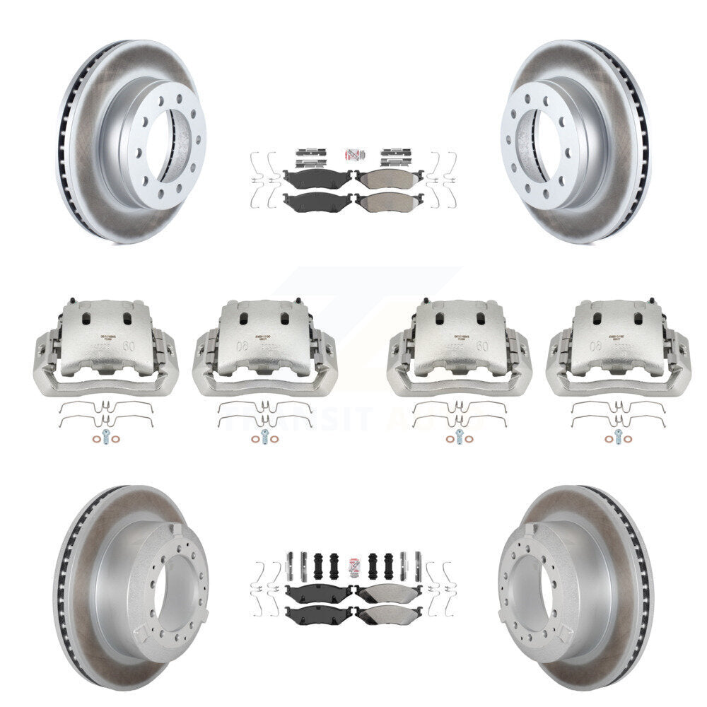 Transit Auto KCG-101626N Disc Brake Kit for 2005-2016 Ford F-450 Super Duty, International CF500, International CF600 & more - Front and Rear product image