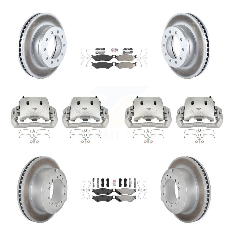 Transit Auto KCG-101626N Disc Brake Kit for 2005-2016 Ford F-450 Super Duty, International CF500, International CF600 & more - Front and Rear product image