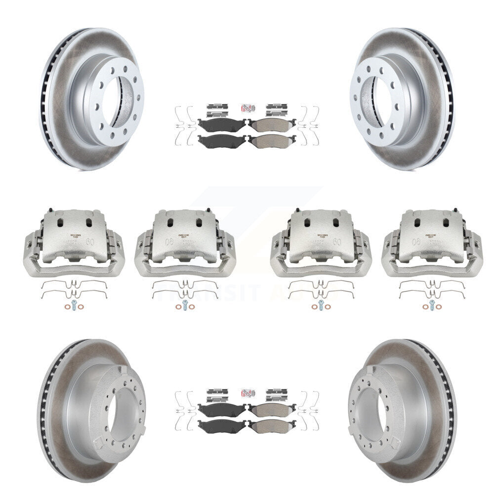 Transit Auto KCG-101627N Disc Brake Kit for 2005-2016 Ford F-450 Super Duty, International CF500, International CF600 & more - Front and Rear product image