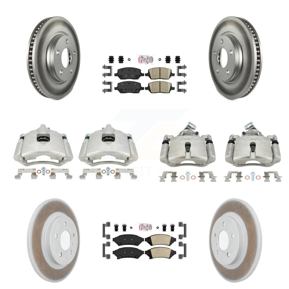 Transit Auto KCG-101648N Disc Brake Kit for 2005 Buick Terraza, Chevrolet Uplander, Saturn Relay - Front and Rear product image