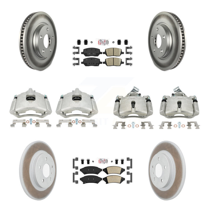 Transit Auto KCG-101648N Disc Brake Kit for 2005 Buick Terraza, Chevrolet Uplander, Saturn Relay - Front and Rear product image