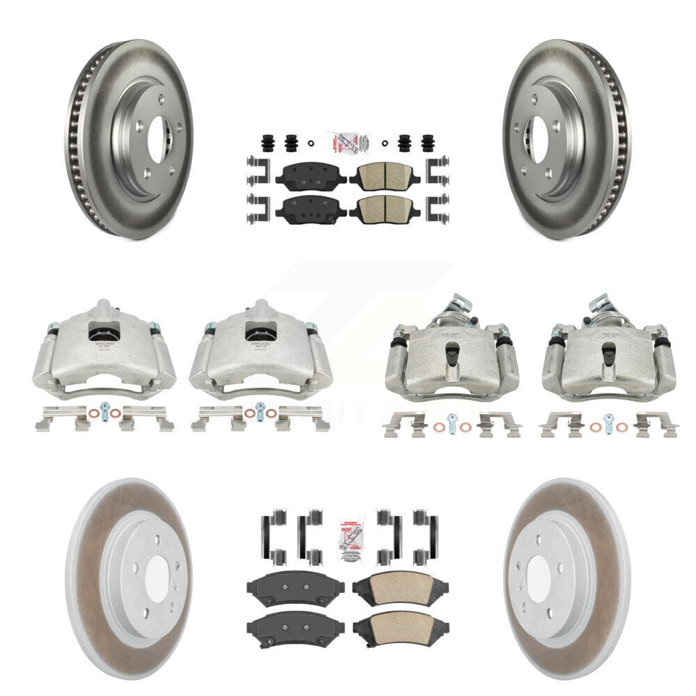 Transit Auto KCG-101649N Disc Brake Kit for 2005 Buick Terraza, Chevrolet Uplander, Saturn Relay - Front and Rear product image