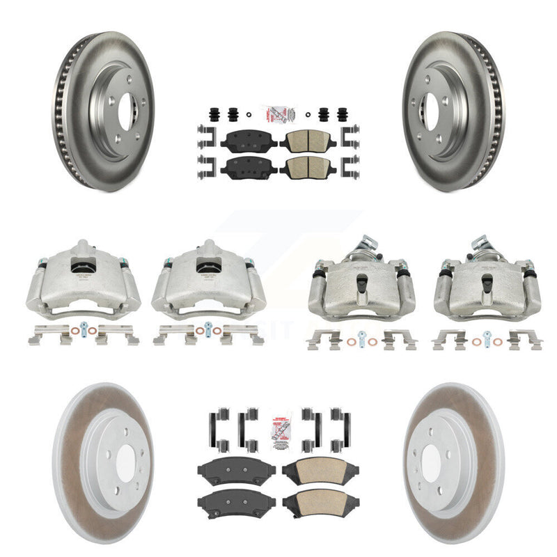 Transit Auto KCG-101649N Disc Brake Kit for 2005 Buick Terraza, Chevrolet Uplander, Saturn Relay - Front and Rear product image