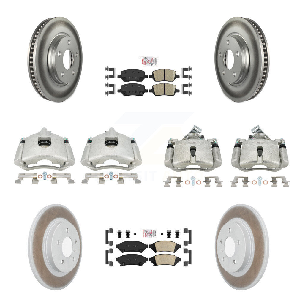 Transit Auto KCG-101650N Disc Brake Kit for 2005 Buick Terraza, Chevrolet Uplander, Saturn Relay - Front and Rear product image
