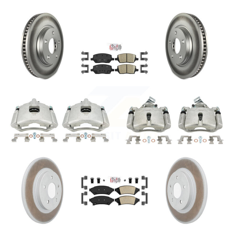 Transit Auto KCG-101650N Disc Brake Kit for 2005 Buick Terraza, Chevrolet Uplander, Saturn Relay - Front and Rear product image