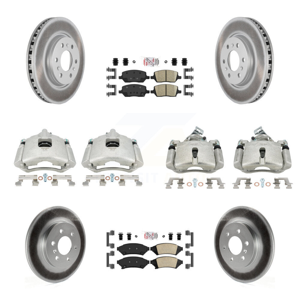 Transit Auto KCG-101652N Disc Brake Kit for 2006-2009 Buick Terraza, Chevrolet Uplander, Pontiac Montana & more - Front and Rear product image