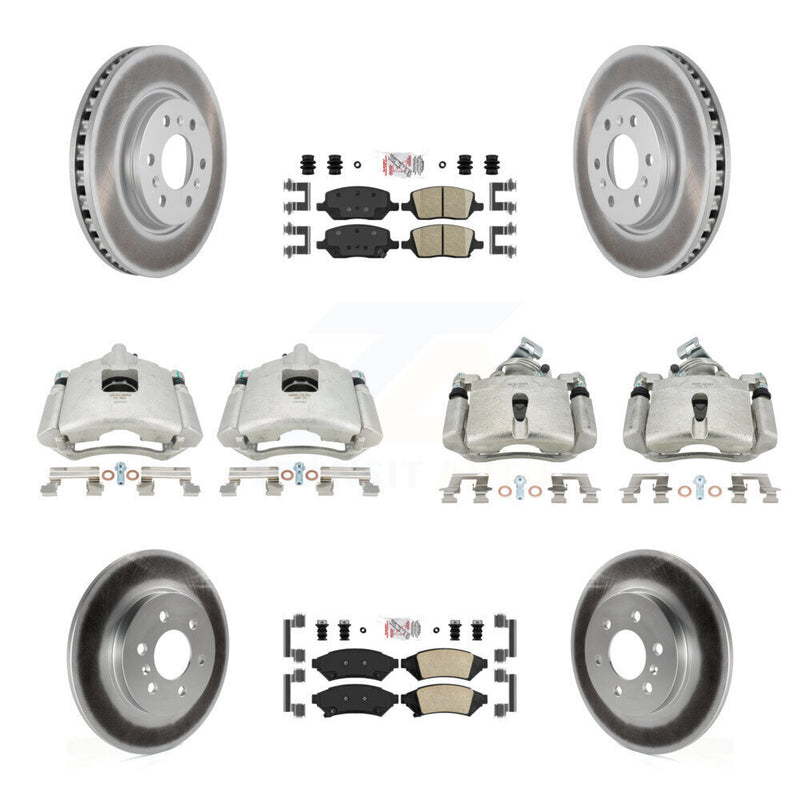 Transit Auto KCG-101652N Disc Brake Kit for 2006-2009 Buick Terraza, Chevrolet Uplander, Pontiac Montana & more - Front and Rear product image