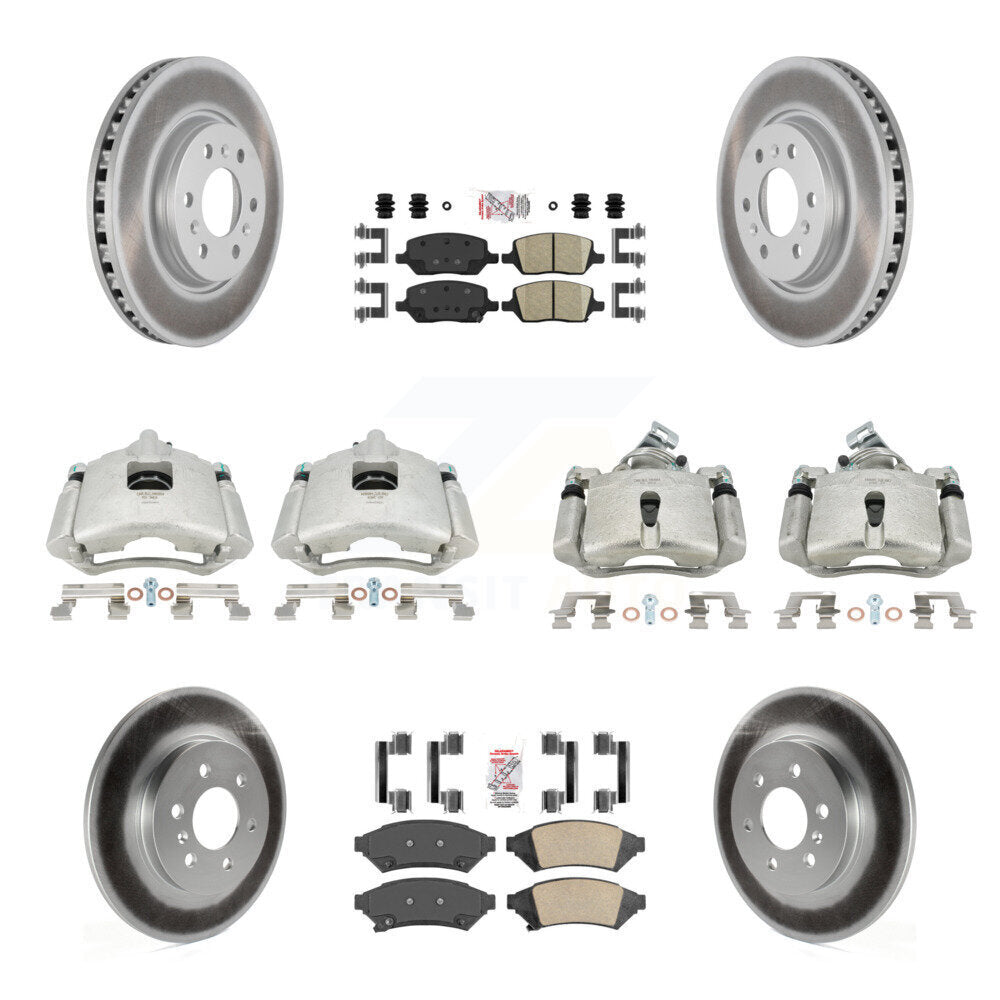 Transit Auto KCG-101653N Disc Brake Kit for 2006-2009 Buick Terraza, Chevrolet Uplander, Pontiac Montana & more - Front and Rear product image
