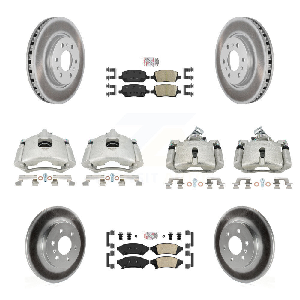 Transit Auto KCG-101654N Disc Brake Kit for 2006-2009 Buick Terraza, Chevrolet Uplander, Pontiac Montana & more - Front and Rear product image