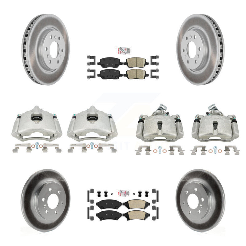 Transit Auto KCG-101654N Disc Brake Kit for 2006-2009 Buick Terraza, Chevrolet Uplander, Pontiac Montana & more - Front and Rear product image
