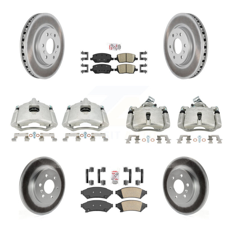 Transit Auto KCG-101655N Disc Brake Kit for 2006-2009 Buick Terraza, Chevrolet Uplander, Pontiac Montana & more - Front and Rear product image