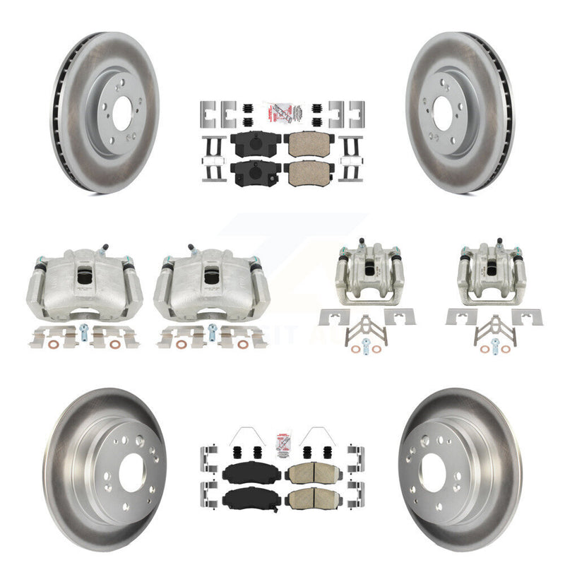 Transit Auto KCG-101656N Disc Brake Kit for 2004-2005 Acura TL - Front and Rear product image