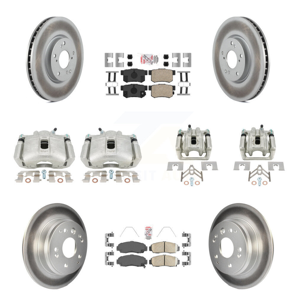 Transit Auto KCG-101657N Disc Brake Kit for 2004-2005 Acura TL - Front and Rear product image