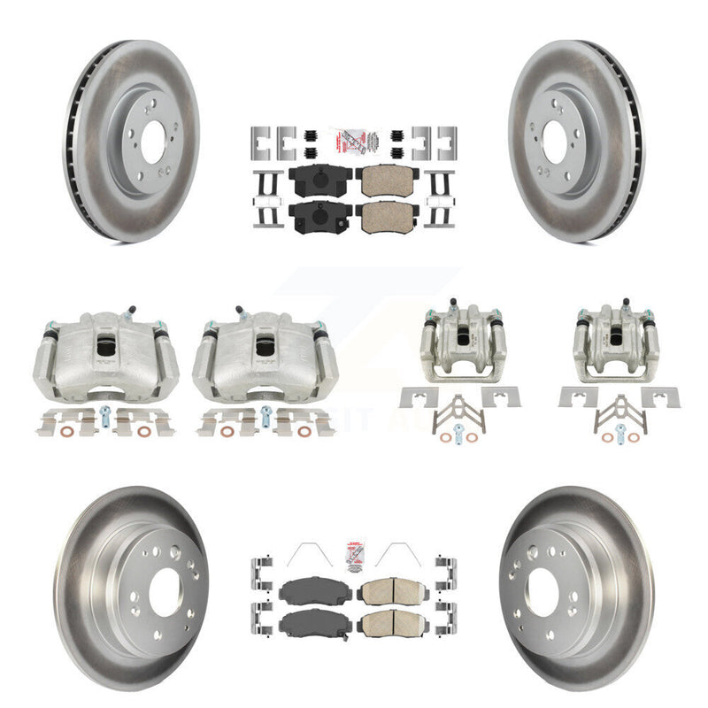 Transit Auto KCG-101657N Disc Brake Kit for 2004-2005 Acura TL - Front and Rear product image