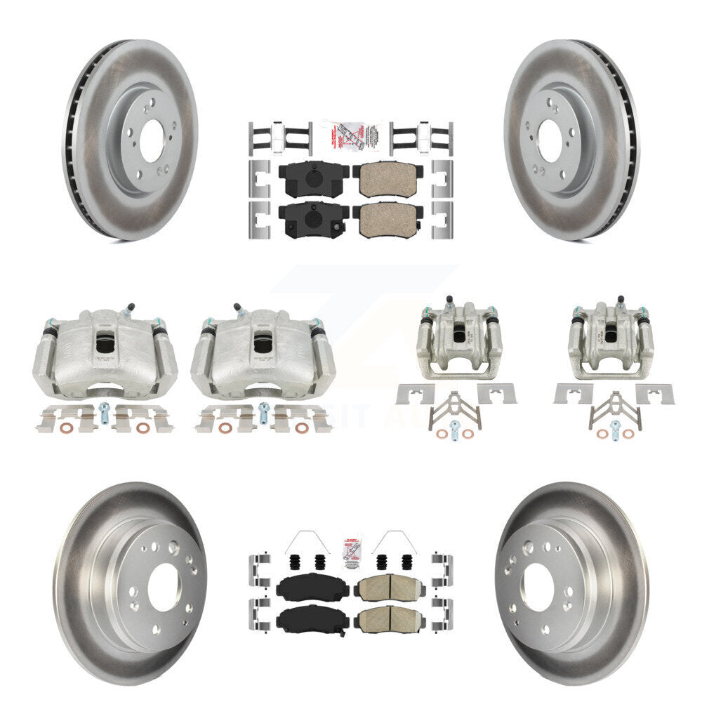 Transit Auto KCG-101658N Disc Brake Kit for 2004-2005 Acura TL - Front and Rear product image