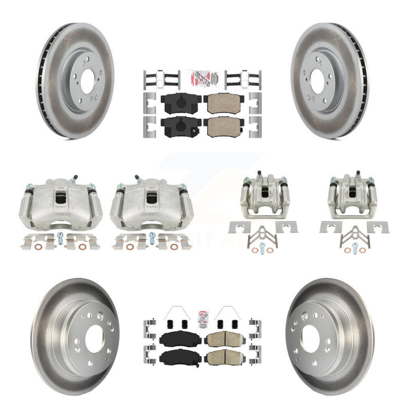 Transit Auto KCG-101658N Disc Brake Kit for 2004-2005 Acura TL - Front and Rear product image