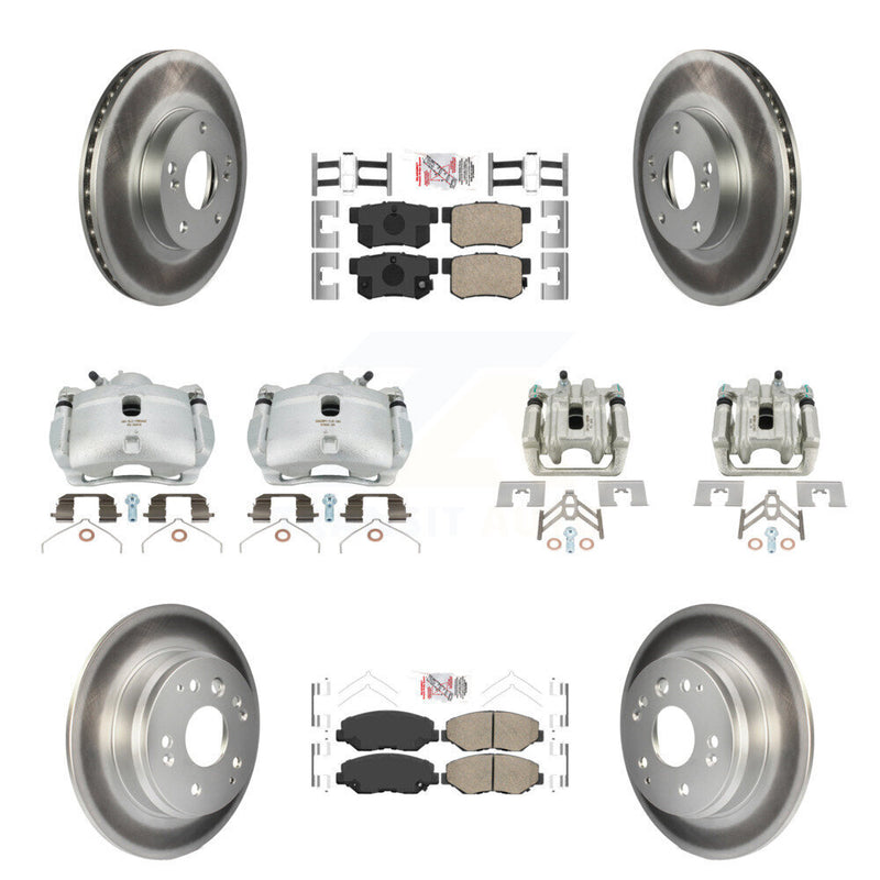 Transit Auto KCG-101662N Disc Brake Kit for 2003-2011 Honda Element - Front and Rear product image