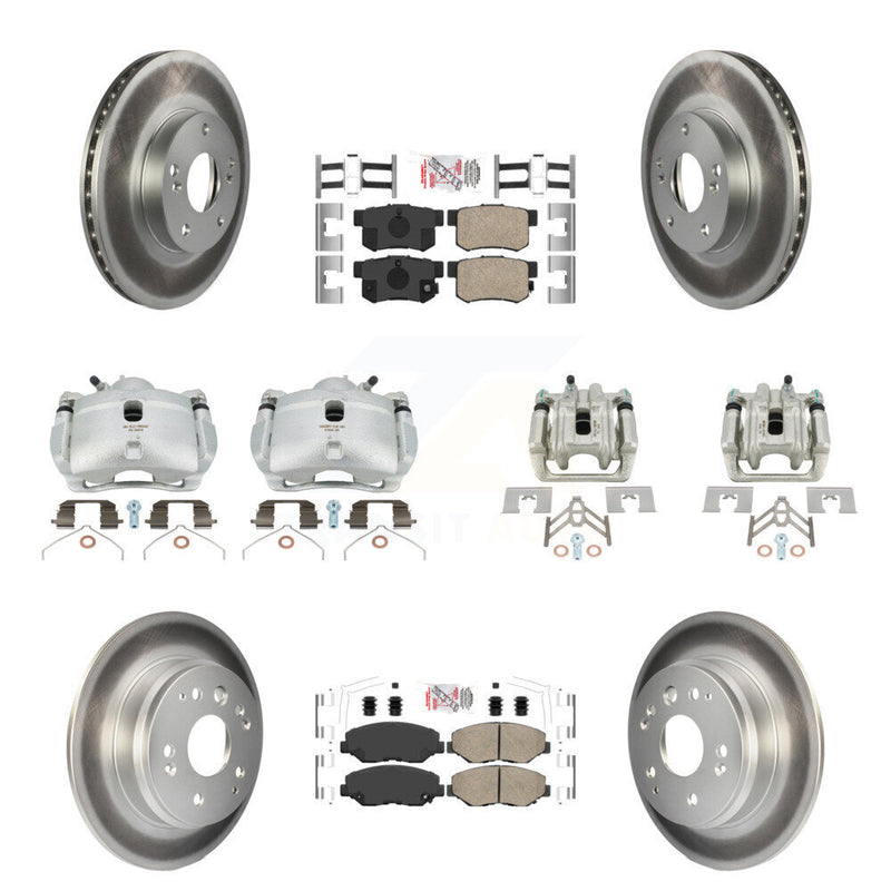 Transit Auto KCG-101663N Disc Brake Kit for 2003-2011 Honda Element - Front and Rear product image