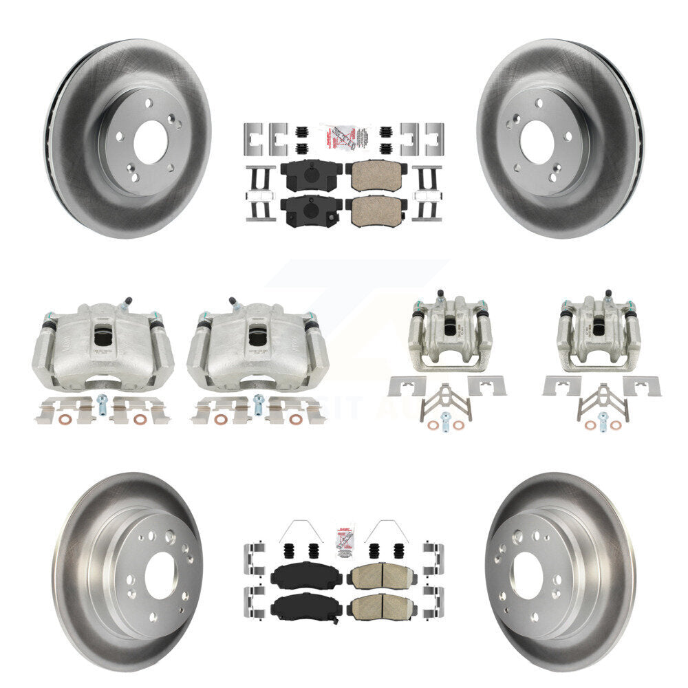 Transit Auto KCG-101664N Disc Brake Kit for 1999-2008 Acura TL - Front and Rear product image
