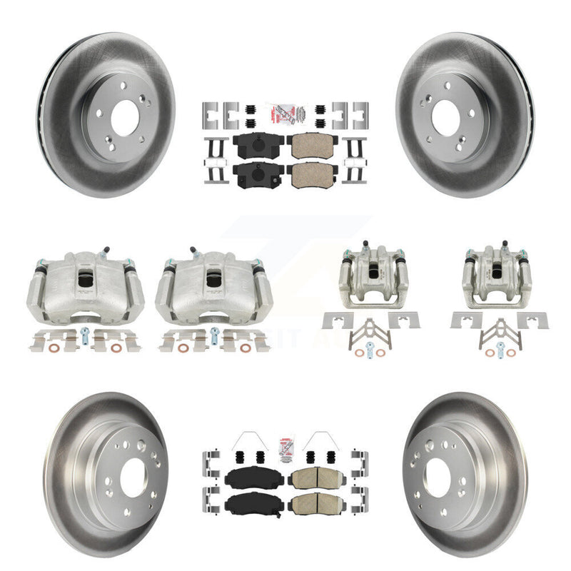 Transit Auto KCG-101664N Disc Brake Kit for 1999-2008 Acura TL - Front and Rear product image