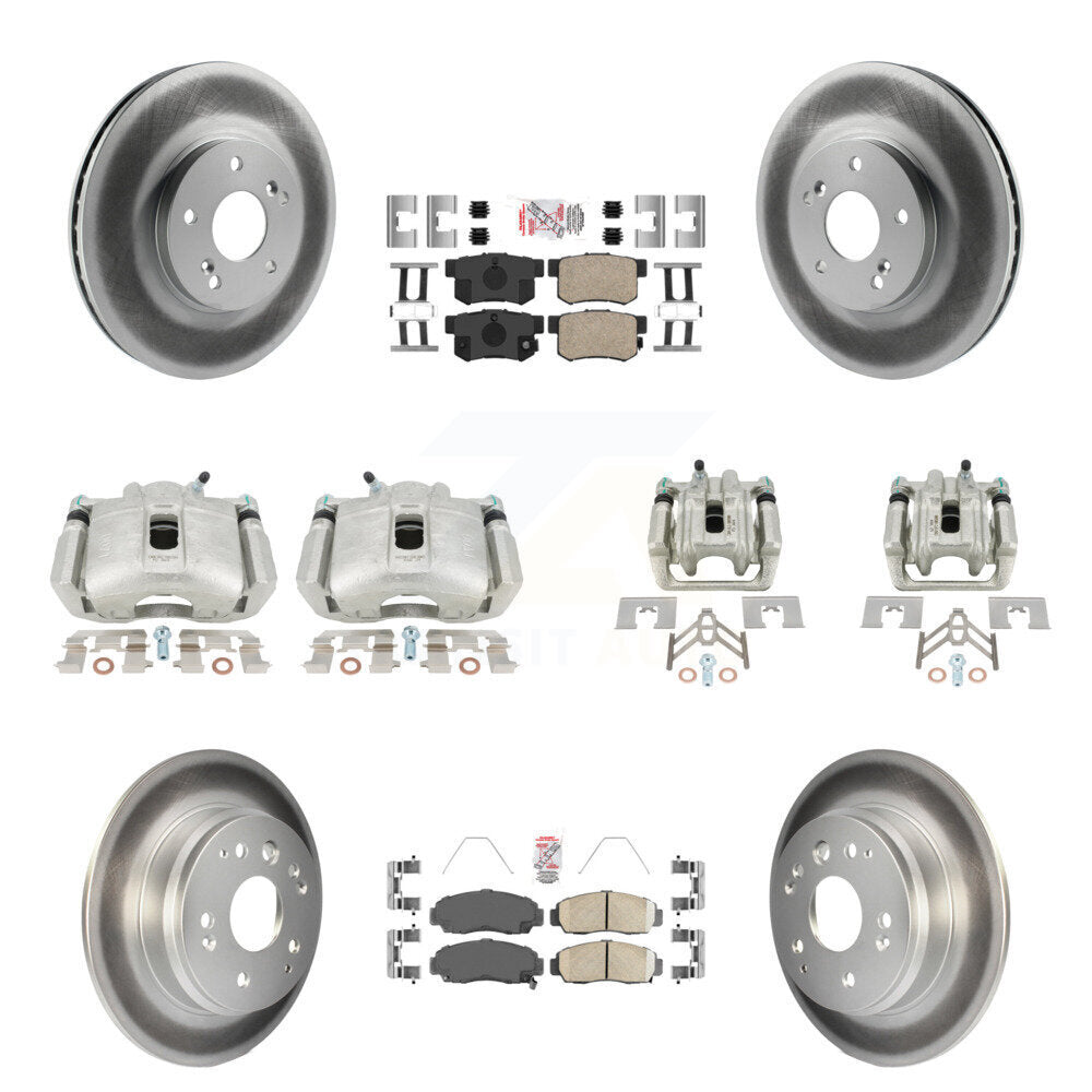 Transit Auto KCG-101665N Disc Brake Kit for 1999-2008 Acura TL - Front and Rear product image
