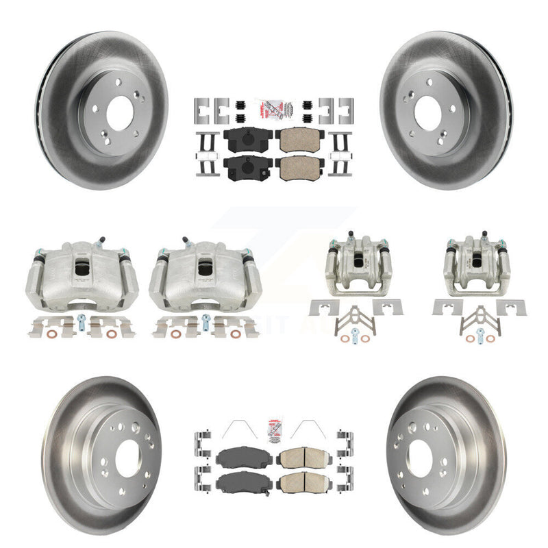 Transit Auto KCG-101665N Disc Brake Kit for 1999-2008 Acura TL - Front and Rear product image