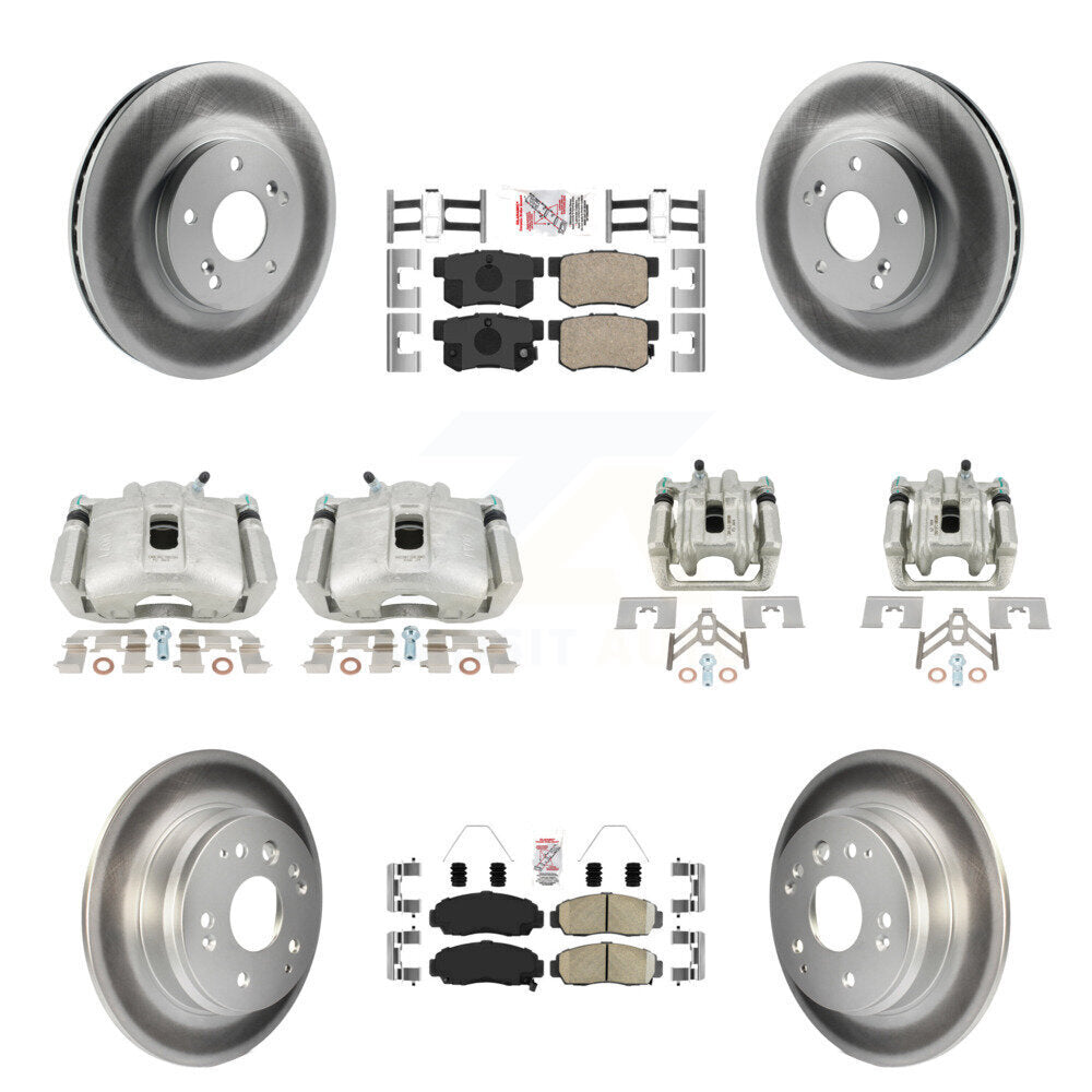 Transit Auto KCG-101666N Disc Brake Kit for 1999-2008 Acura TL - Front and Rear product image