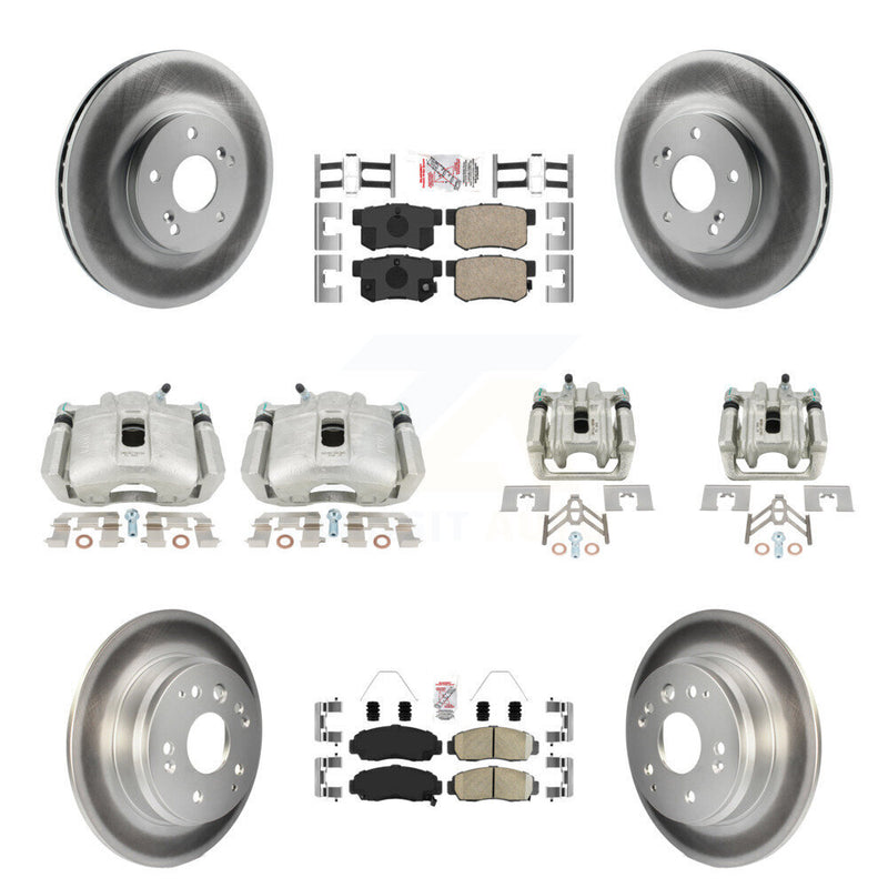 Transit Auto KCG-101666N Disc Brake Kit for 1999-2008 Acura TL - Front and Rear product image
