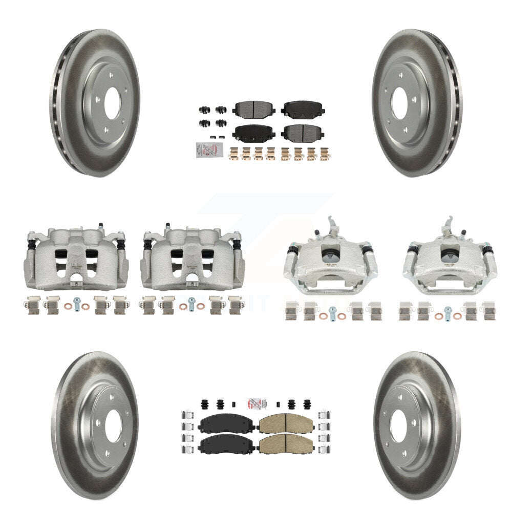 Transit Auto KCG-101668N Disc Brake Kit for 2014-2020 Dodge Journey - Front and Rear product image