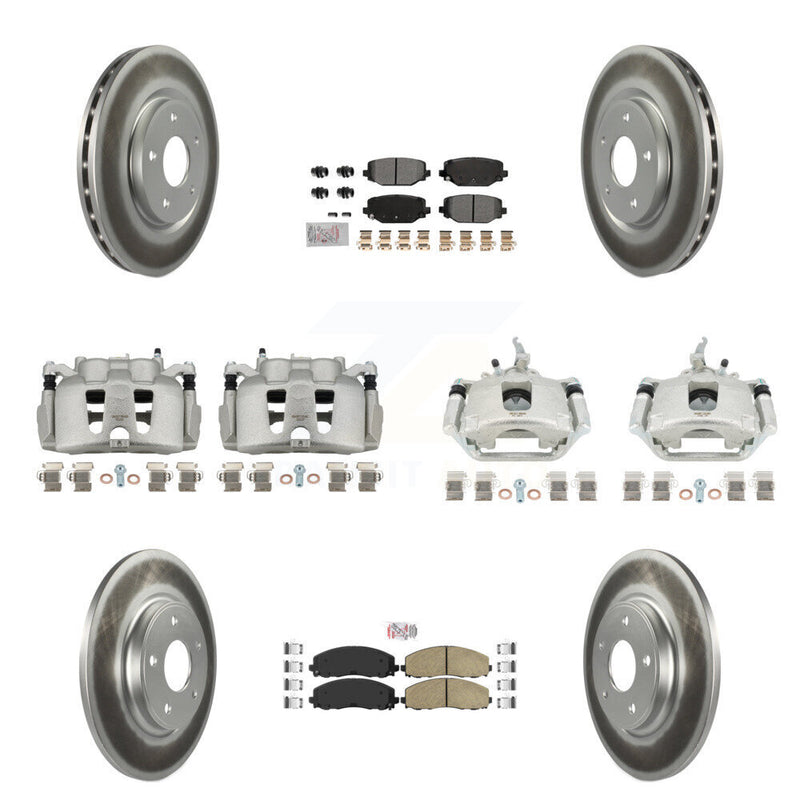 Transit Auto KCG-101669N Disc Brake Kit for 2014-2020 Dodge Journey - Front and Rear product image