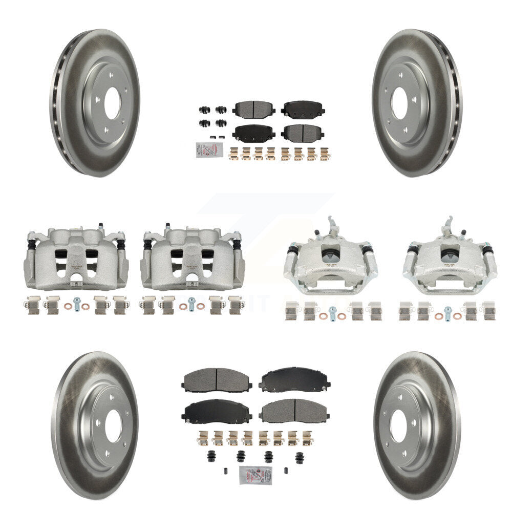 Transit Auto KCG-101670N Disc Brake Kit for 2014-2020 Dodge Journey - Front and Rear product image