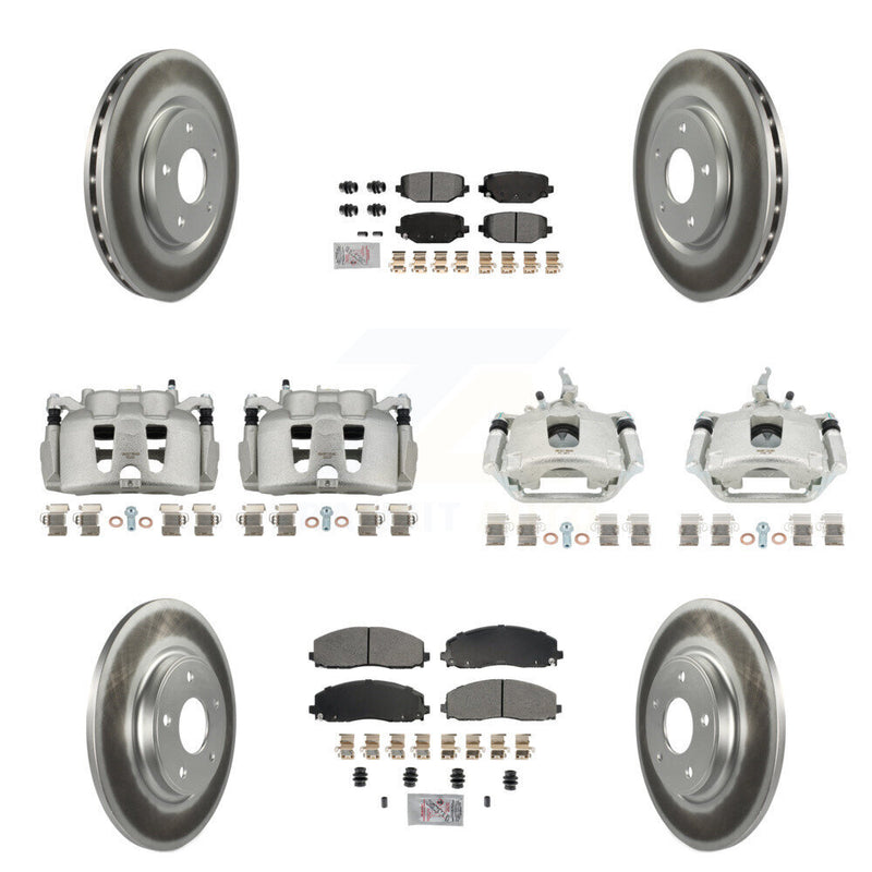 Transit Auto KCG-101670N Disc Brake Kit for 2014-2020 Dodge Journey - Front and Rear product image