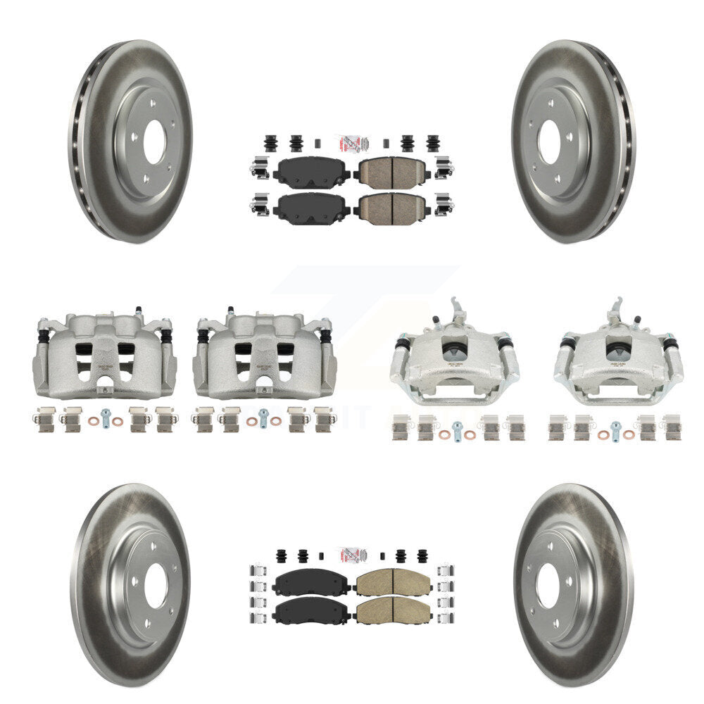 Transit Auto KCG-101671N Disc Brake Kit for 2014-2020 Dodge Journey - Front and Rear product image