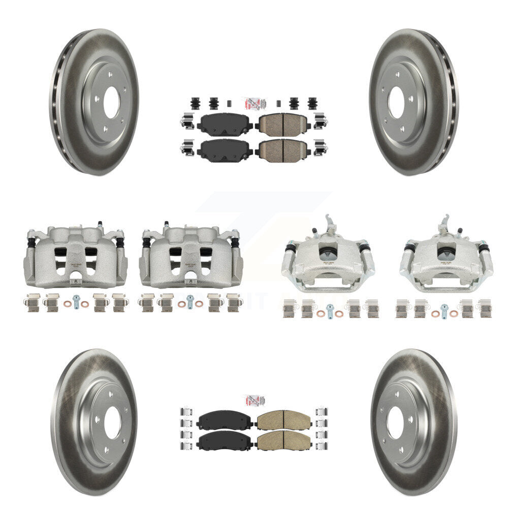 Transit Auto KCG-101672N Disc Brake Kit for 2014-2020 Dodge Journey - Front and Rear product image