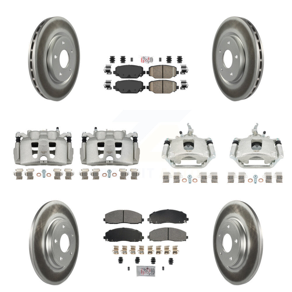 Transit Auto KCG-101673N Disc Brake Kit for 2014-2020 Dodge Journey - Front and Rear product image