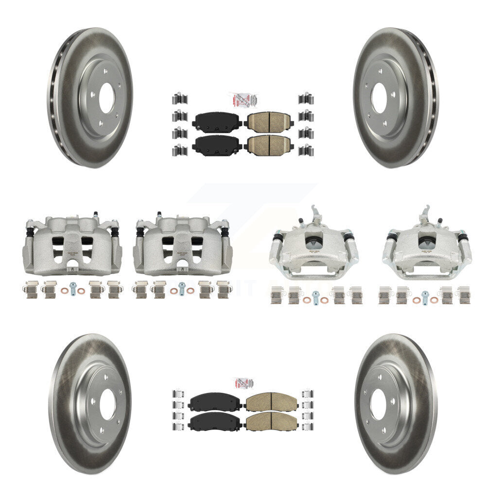 Transit Auto KCG-101675N Disc Brake Kit for 2014-2020 Dodge Journey - Front and Rear product image