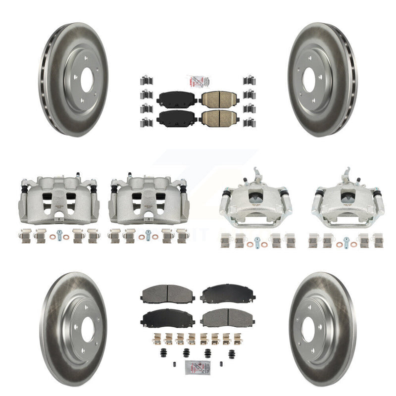 Transit Auto KCG-101676N Disc Brake Kit for 2014-2020 Dodge Journey - Front and Rear product image
