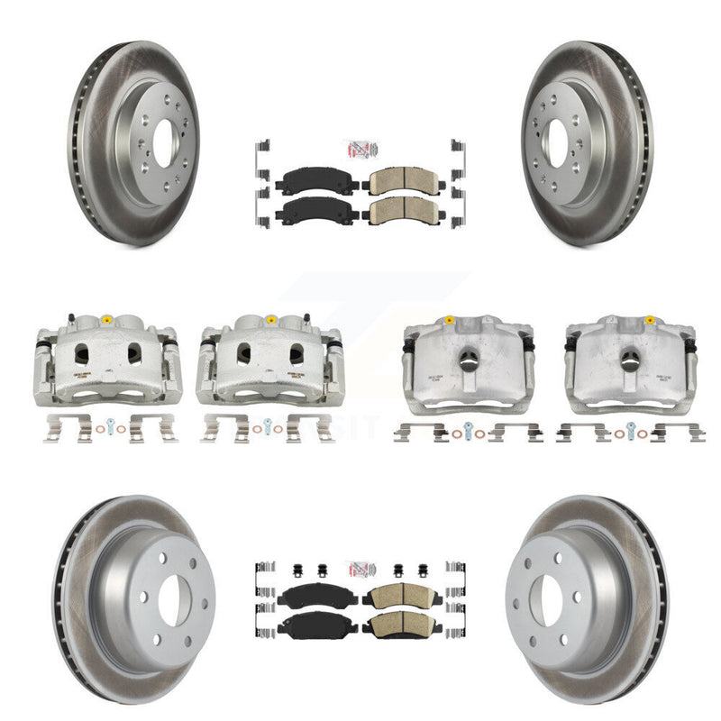 Transit Auto KCG-101677N Disc Brake Kit for 2009-2014 Chevrolet Express 1500, GMC Savana 1500 - Front and Rear product image